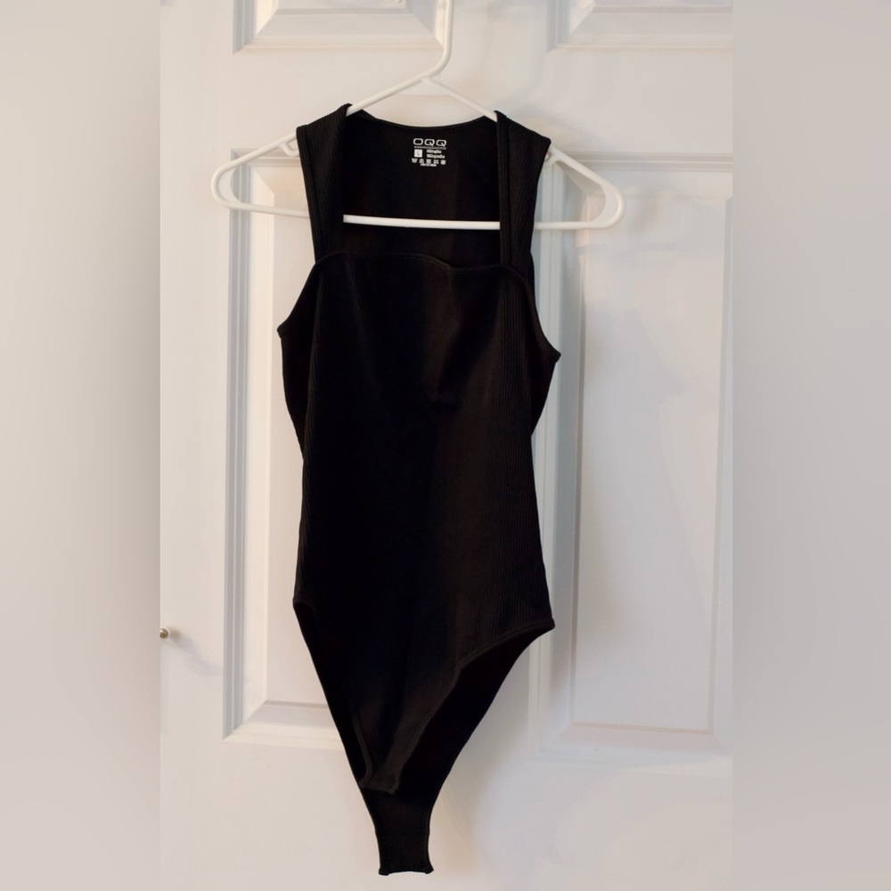 Square Neck Bodysuit | Minimal Silhouette + Romantic Modern Chic